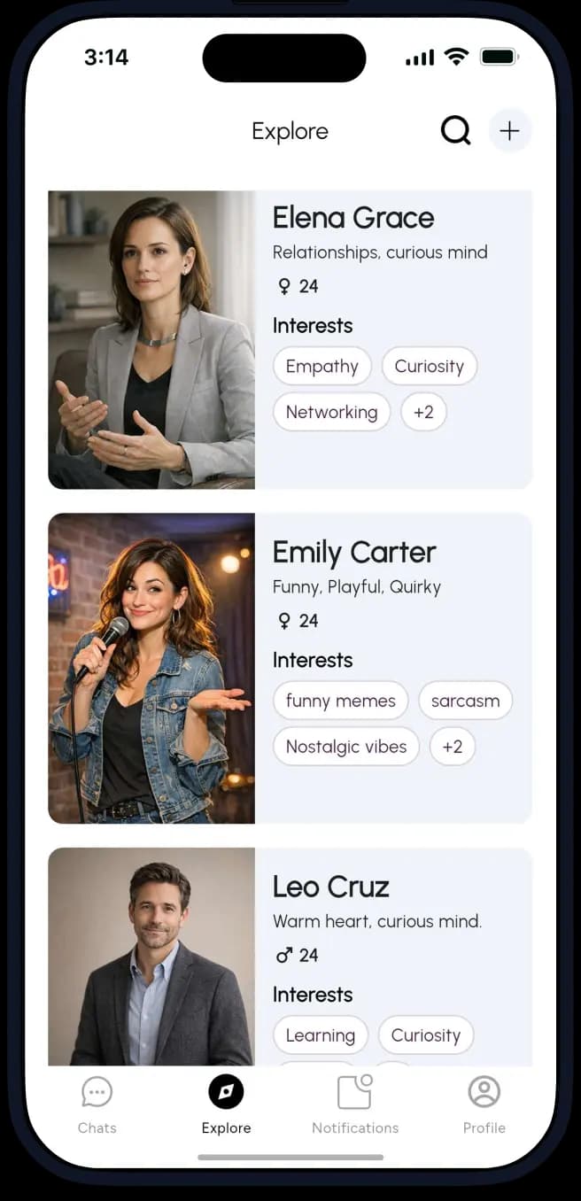 Chatti AI app experience