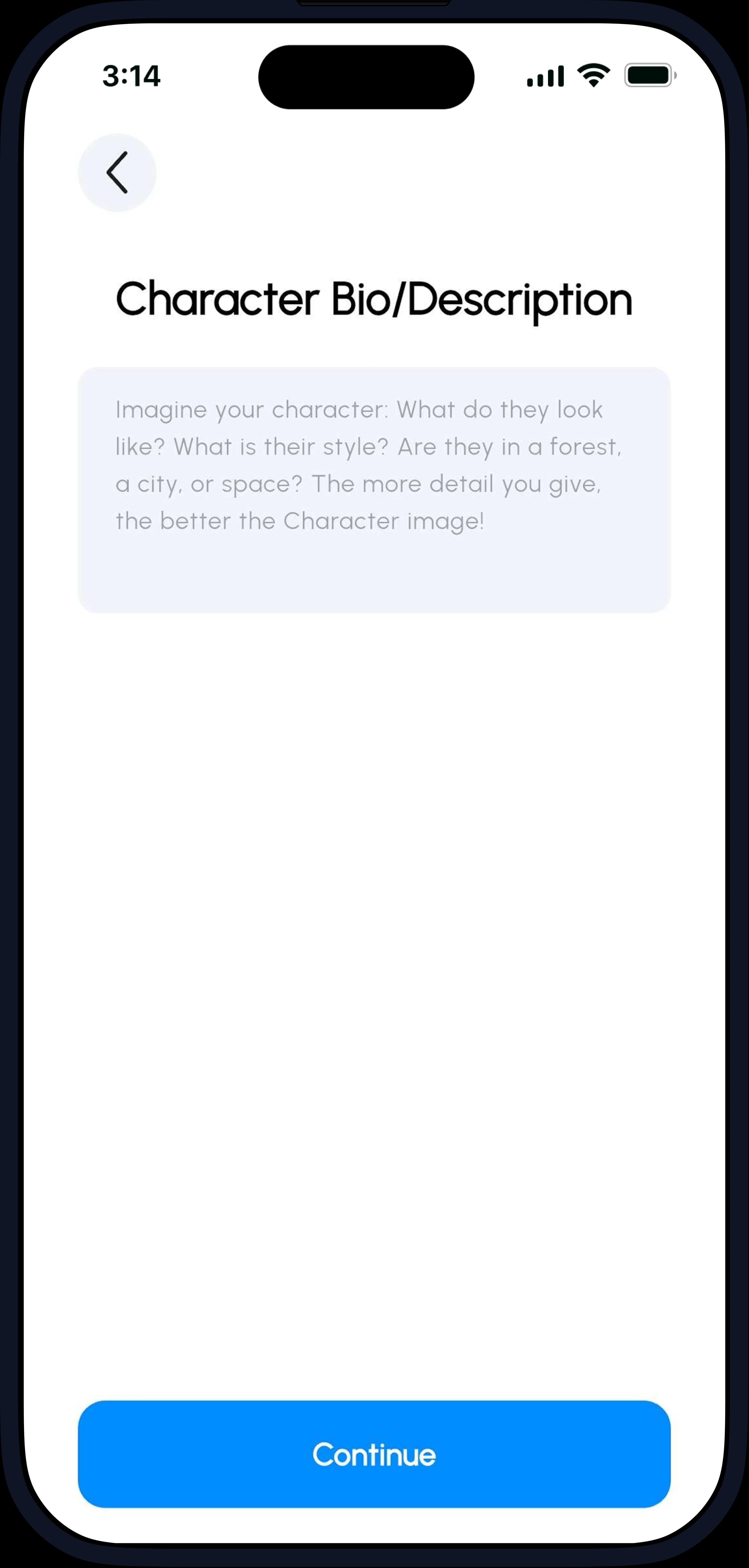 Chatti AI app screen 4