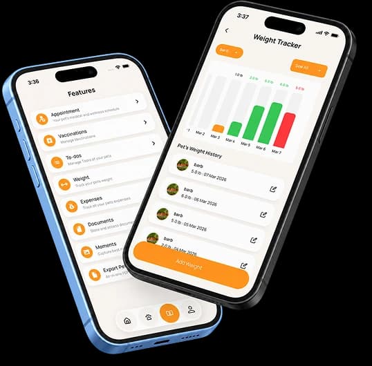 Note Pet app on mobile devices