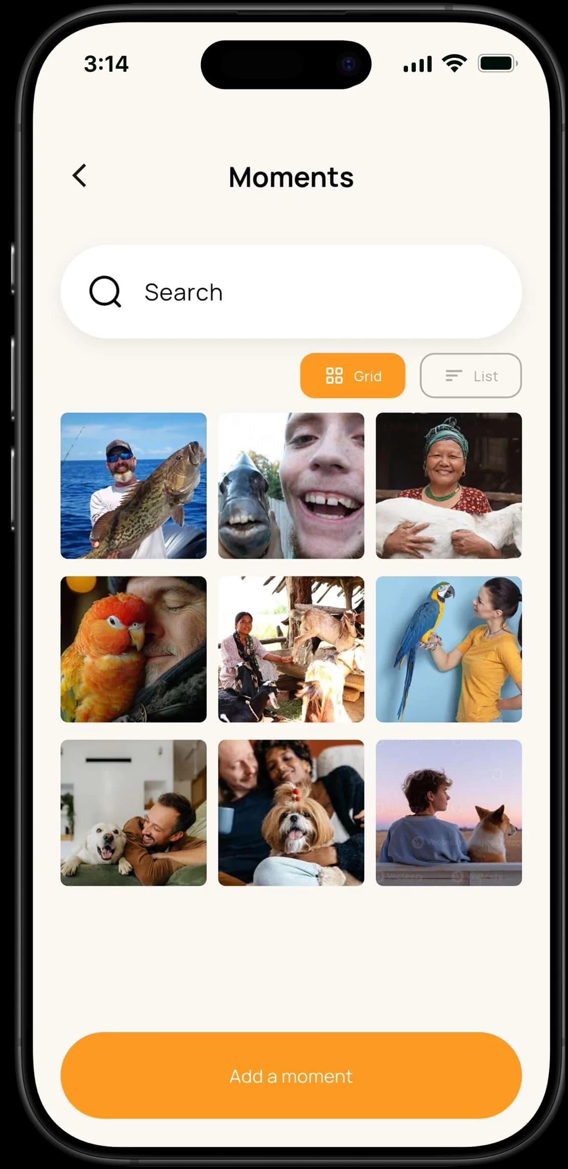 Note Pet app screen 5