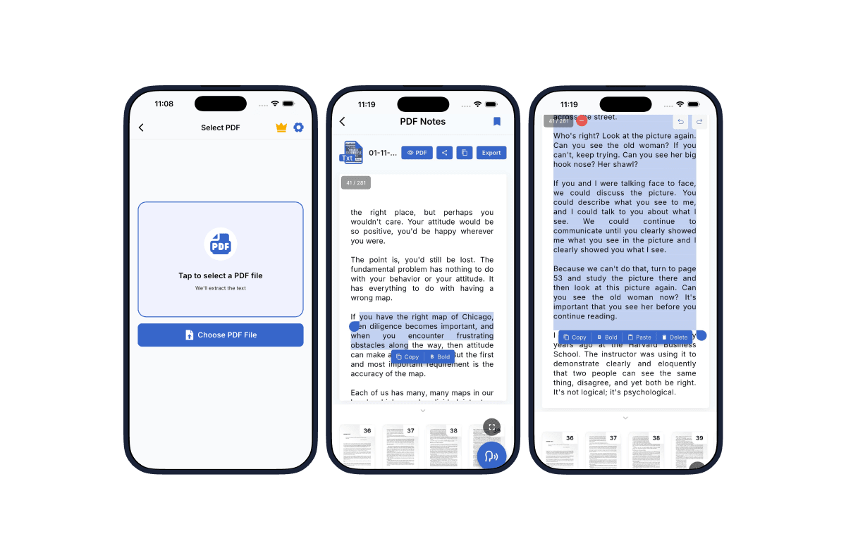 Textify: PDF to text Converter preview image
